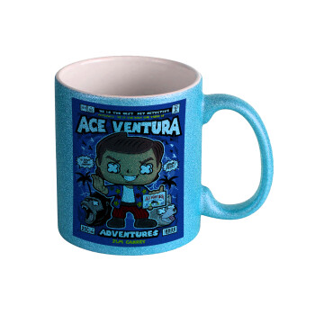 Ace Ventura: Pet Detective, Κούπα Σιέλ Glitter που γυαλίζει, κεραμική, 330ml