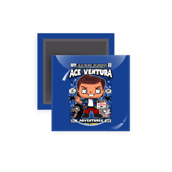 Ace Ventura: Pet Detective, Μαγνητάκι ψυγείου τετράγωνο διάστασης 5x5cm