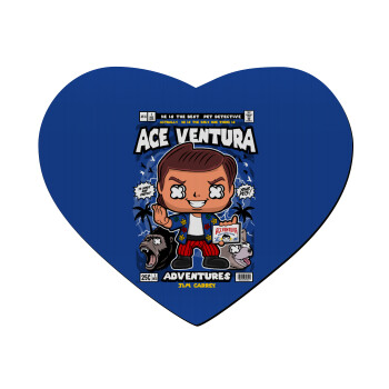 Ace Ventura: Pet Detective, Mousepad καρδιά 23x20cm