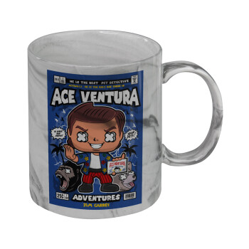 Ace Ventura: Pet Detective, Κούπα κεραμική, marble style (μάρμαρο), 330ml
