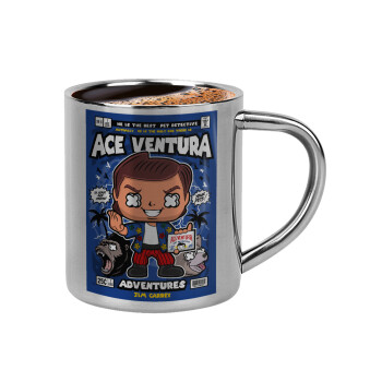 Ace Ventura: Pet Detective, Double-wall metal cup for espresso (220ml)