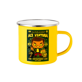 Ace Ventura: Pet Detective, Κούπα Μεταλλική εμαγιέ Κίτρινη 360ml