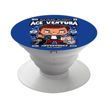 Ace Ventura: Pet Detective, Phone Holders Stand  Λευκό Βάση Στήριξης Κινητού στο Χέρι