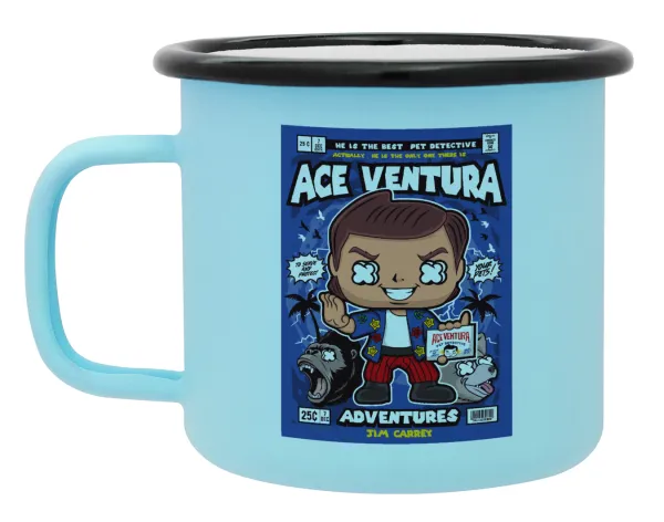 Ace Ventura: Pet Detective — Κούπα Μεταλλική εμαγιέ ΜΑΤ σιέλ 360ml