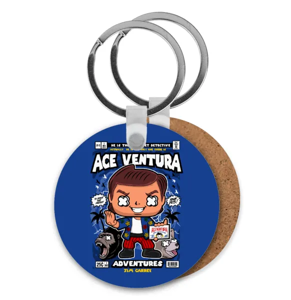 Ace Ventura: Pet Detective — Ξύλινο στρογγυλό