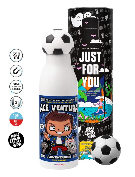 Ace Ventura: Pet Detective — Soccer Metal mug thermos, double wall, 550ml