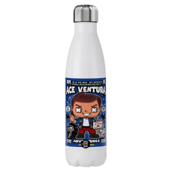 Ace Ventura: Pet Detective, Μεταλλικό παγούρι θερμός (Stainless steel), διπλού τοιχώματος, 750ml