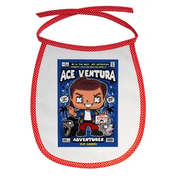 Ace Ventura: Pet Detective, Σαλιάρα μωρού αλέκιαστη με κορδόνι Κόκκινη