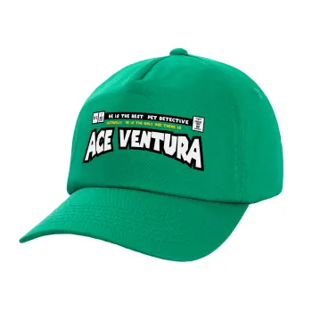 Ace Ventura: Pet Detective, Καπέλο Ενηλίκων Baseball, 100% Βαμβακερό,  Πράσινο (ΒΑΜΒΑΚΕΡΟ, ΕΝΗΛΙΚΩΝ, UNISEX, ONE SIZE)