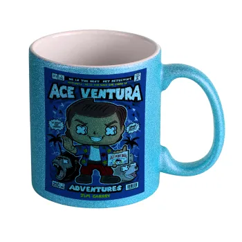 Ace Ventura: Pet Detective, Κούπα Σιέλ Glitter που γυαλίζει, κεραμική, 330ml