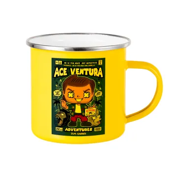 Ace Ventura: Pet Detective, Κούπα Μεταλλική εμαγιέ Κίτρινη 360ml
