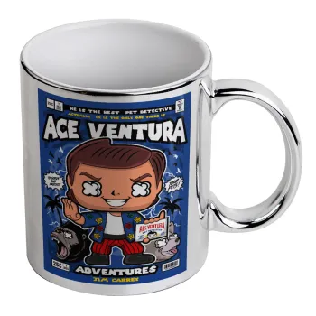 Ace Ventura: Pet Detective, Mug ceramic, silver mirror, 330ml