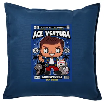 Ace Ventura: Pet Detective, Sofa cushion Blue 50x50cm includes filling