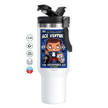 Ace Ventura: Pet Detective, Mega Stainless steel Tumbler with lid, double wall 1,2L