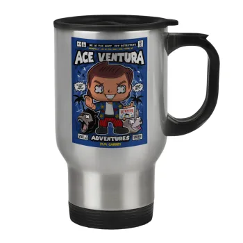 Ace Ventura: Pet Detective, Κούπα ταξιδιού ανοξείδωτη με καπάκι, διπλού τοιχώματος (θερμό) 450ml