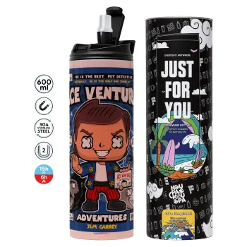 Ace Ventura: Pet Detective, Tumbler stainless steel PINK 600ml