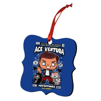 Ace Ventura: Pet Detective, Στολίδι Χριστουγεννιάτικο στολίδι polygon ξύλινο 7.5cm