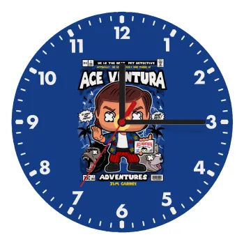 Ace Ventura: Pet Detective, Wooden wall clock (20cm)