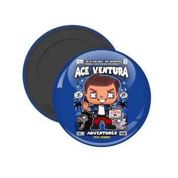 Ace Ventura: Pet Detective, Μαγνητάκι ψυγείου στρογγυλό διάστασης 5cm