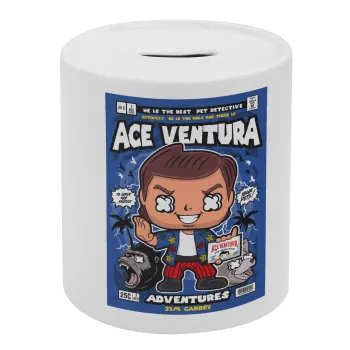 Ace Ventura: Pet Detective, Κουμπαράς πορσελάνης με τάπα