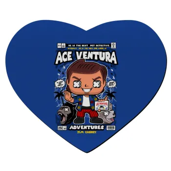 Ace Ventura: Pet Detective, Mousepad heart 23x20cm
