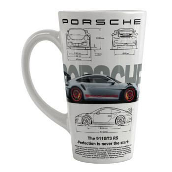 Porsche, Κούπα κωνική Latte Μεγάλη, κεραμική, 450ml
