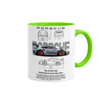 Porsche, Κούπα χρωματιστή βεραμάν, κεραμική, 330ml