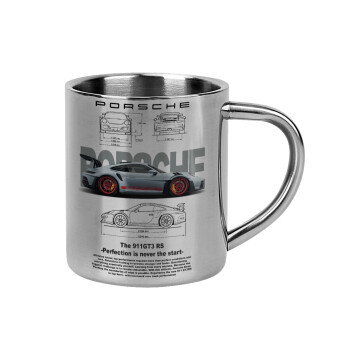 Porsche, Mug Stainless steel double wall 300ml