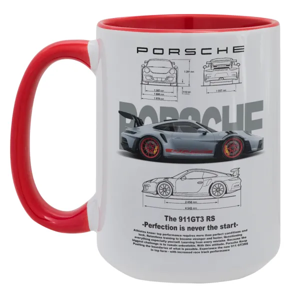 Porsche — Mega 15oz Κόκκινη