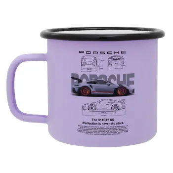 Porsche, Κούπα Μεταλλική εμαγιέ ΜΑΤ Light Pastel Purple 360ml