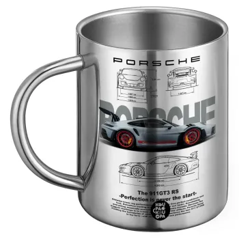 Porsche, BIG Mug Stainless steel double wall (450ml)