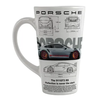 Porsche, Κούπα κωνική Latte Μεγάλη, κεραμική, 450ml