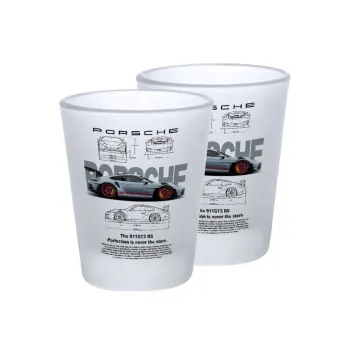 Porsche, Σφηνοπότηρα γυάλινα 45ml του πάγου (2 τεμάχια)