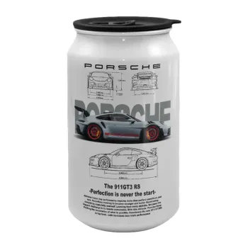 Porsche, Κούπα ταξιδιού μεταλλική με καπάκι (tin-can) 500ml