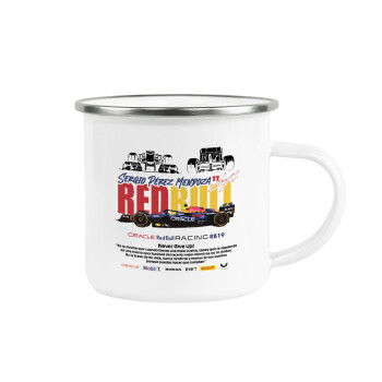 Sergio Perez - F1 Red Bull Racing, Κούπα Μεταλλική εμαγιέ λευκη 360ml