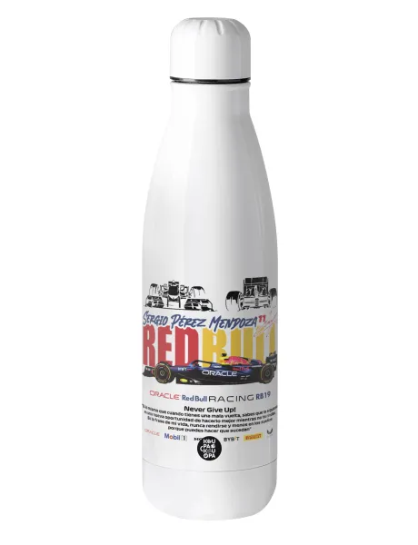 Sergio Perez - F1 Red Bull Racing — Metal mug thermos (Stainless steel), 500ml