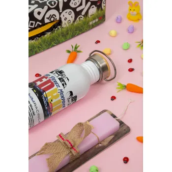 Sergio Perez - F1 Red Bull Racing, Πασχαλινή Λαμπάδα με παγούρι μεταλλικό (620ml, stainless steel) & κερί αρωματικό πλακέ (30cm) (ΡΟΖ)