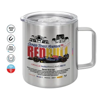 Sergio Perez - F1 Red Bull Racing, Mug Stainless steel double wall 300ml