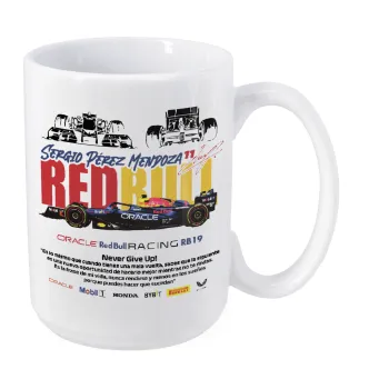 Sergio Perez - F1 Red Bull Racing, Κούπα Mega, κεραμική, 450ml