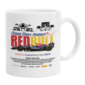 Sergio Perez - F1 Red Bull Racing, Κούπα, κεραμική, 330ml