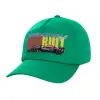 Καπέλο παιδικό Baseball, 100% Βαμβακερό Twill, Πράσινο (ΒΑΜΒΑΚΕΡΟ, ΠΑΙΔΙΚΟ, UNISEX, ONE SIZE)