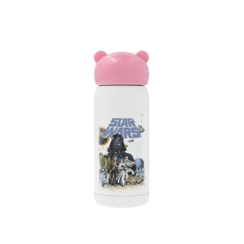 Star Wars, Pink stainless steel thermal flask, 320ml