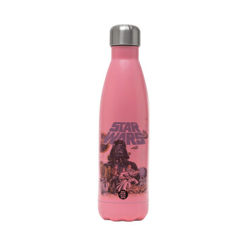 Star Wars, Metal mug thermos Pink Mat (Stainless steel), double wall, 500ml