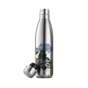 Star Wars, Μεταλλικό παγούρι θερμός Inox (Stainless steel), διπλού τοιχώματος, 500ml