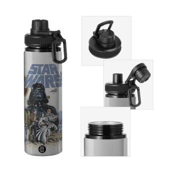 Star Wars, Μεταλλικό παγούρι νερού με καπάκι ασφαλείας, αλουμινίου 850ml