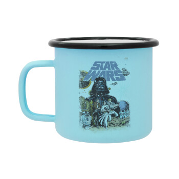 Star Wars, Κούπα Μεταλλική εμαγιέ ΜΑΤ σιέλ 360ml