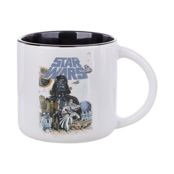 Star Wars, Κούπα κεραμική 400ml Λευκή/Μαύρη