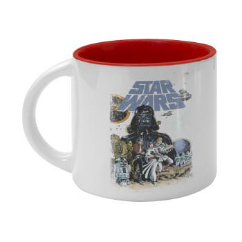 Star Wars, Κούπα κεραμική 400ml Λευκή/Κόκκινη
