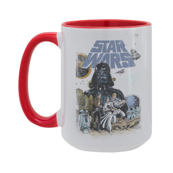 Star Wars, Κούπα Mega 15oz, κεραμική Κόκκινη, 450ml