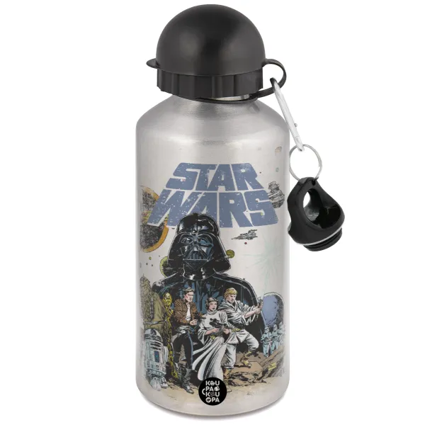 Star Wars — Μεταλλικό παγούρι νερού, Ασημένιο, αλουμινίου 500ml